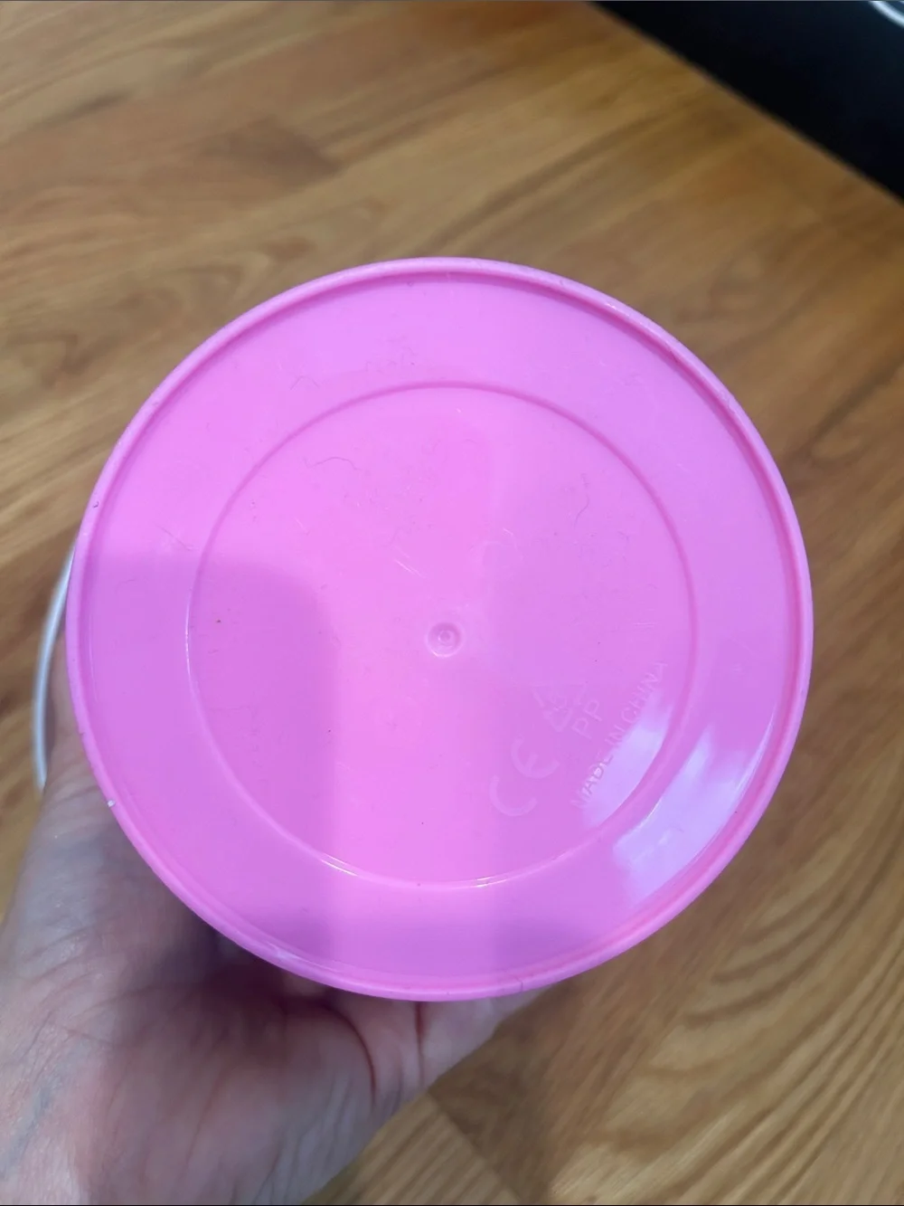 New Pink Ice Cream Cone Kids Pail and play set with Lid summer girls bucket